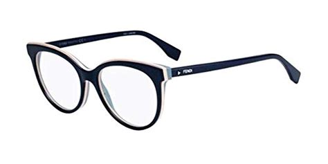 Fendi FF0254 PJP17 53mm Blue Eyeglasses 